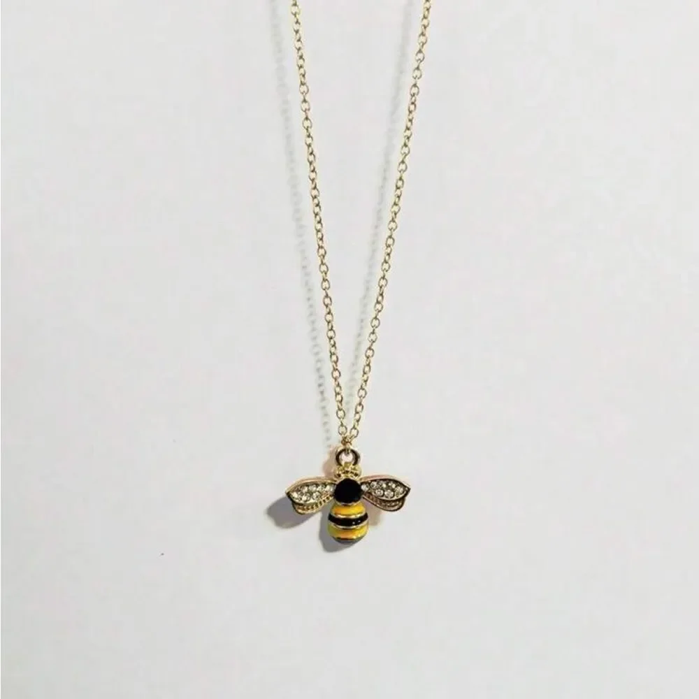 Bee Pendant Necklace #1689